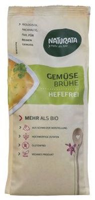 Naturata 6x Gemüsebrühe hefefrei, Nachfüllbeutel 500g