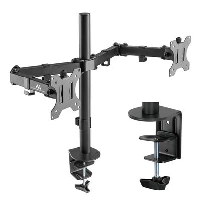Monitorhalterung Neigbar Höhenverstellbar Doppelarm Tischhalterung 17-31" Zoll