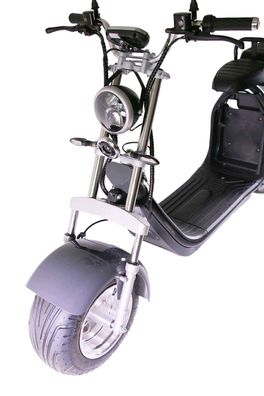 Elektro Roller CP1.6 Elektroroller Motorroller 45km/ h Harley Scooter Grau CitiCoco