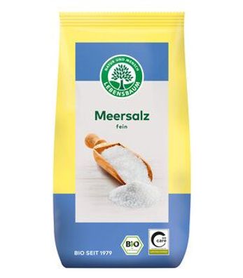 Lebensbaum 3x Meersalz unjodiert, fein - Beutel 500g