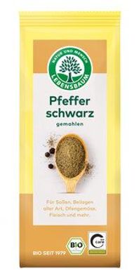 Lebensbaum 6x Schwarzer Pfeffer, gemahlen 50g