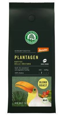 Lebensbaum 3x Plantagen-Kaffee blond roast ganze Bohne 250g