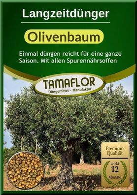 Ölbaum, Oliven 1x düngen für 12 Monate NPK Dauerdünger+ Spurennährstoffe
