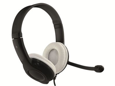 Kopfhörer Stereo mit Mikrofon Headphones Lautstärkeregelung Lautsprecher 40mm