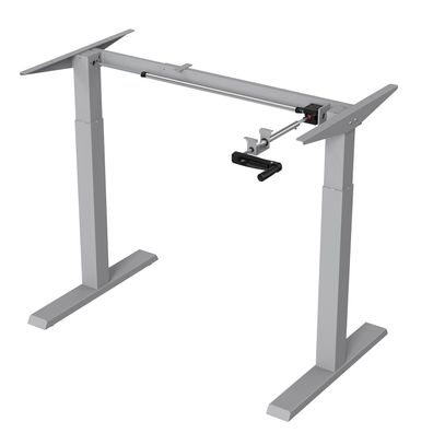 Tischgestell Bürotisch Ergonomischer Tisch Sitz Steh Schreibtisch Grau 70kg