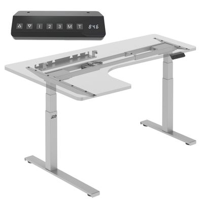 Tischgestell für Sitz-Steh-Schreibtisch Büro Eckschreibtisch-Gestell elektrisch