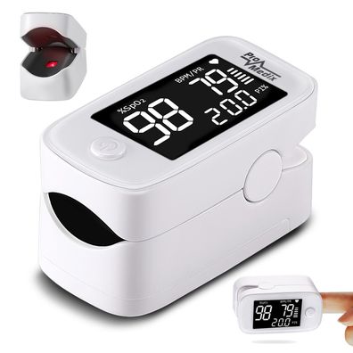 LED Finger Pulsoximeter Messgerät Oxymeter SpO2 P1 Puls Blut Sauerstoff MCU