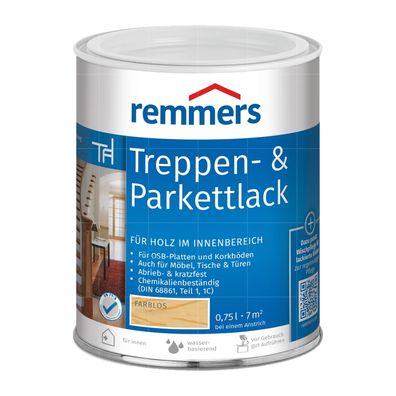 Remmers Treppen- und Parkettlack - 0.75 LTR Versiegelungslack Holzlack