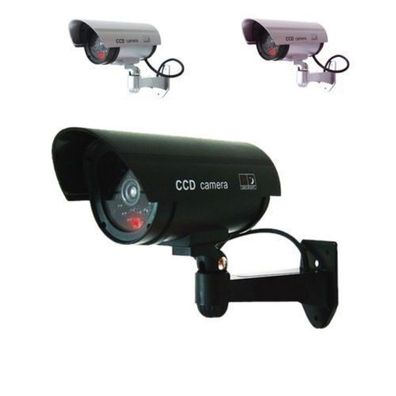 Dummy Kamera LED Überwachungskamera Attrappe Alarmanlage CCTV Wasserdicht