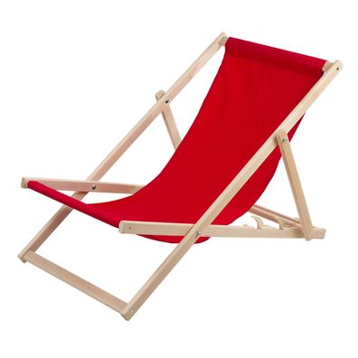 Liegestuhl Holzliegestuhl Liege Sonnenliege aus Buchenholz Bequem Garten Terrase