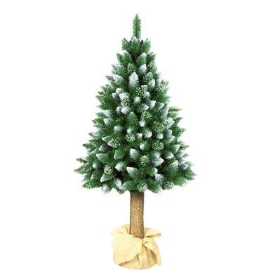 Weihnachtsbaum Diamond künstlicher Tannenbaum Kiefer Schnee Naturstamm 160 cm