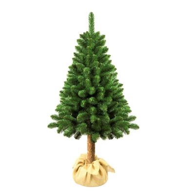 Weihnachtsbaum künstlicher Tannenbaum Kiefer mit Naturstamm Christbaum 160 cm