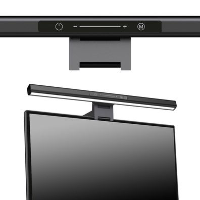 LED Monitor Lampe 5W Bildschirmlampe Einstellbare Helligkeit und Farbtemperatur