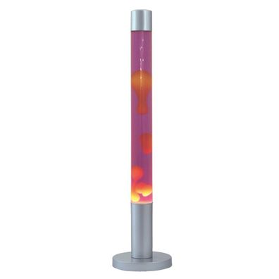 Lava Lampe Lavalampe Dovce Rabalux E14 Orange Lila Silber