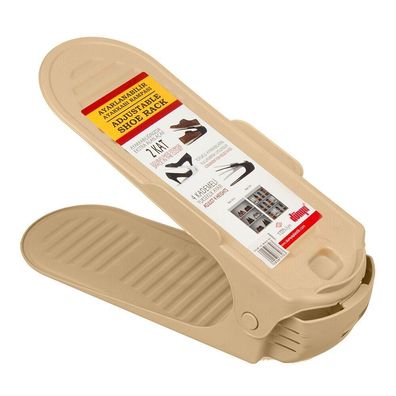 Schuhstapler Schuhhalter Schuhregal Organizer Schuh Kunststoff 35x11x9 - 18 cm
