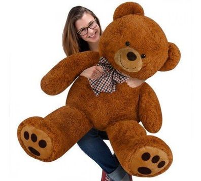 Monzana Knuffelbeer Pluche 100cm Bruin