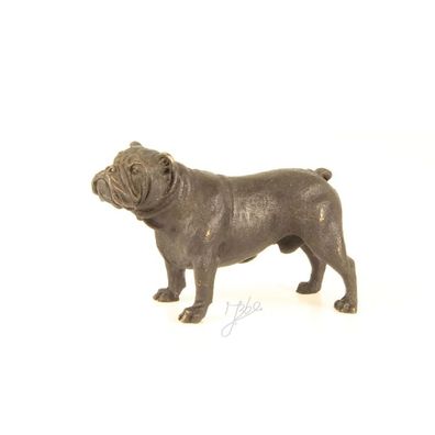 Bronzen staande mannetjes bulldog