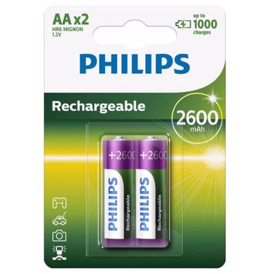 Batterij AA 2600mAh oplaadbaar