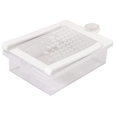 Kühlschrank Aufbewahrungsbox Schublade Organizer mit Saugnapf Regal Halter Box