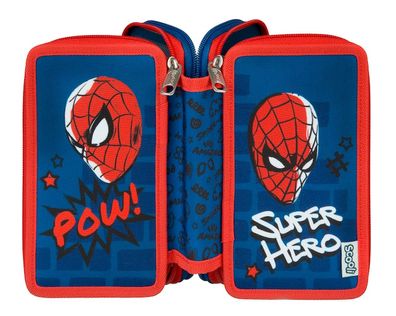 Spider Man Etui met 3 lagen en inhoud