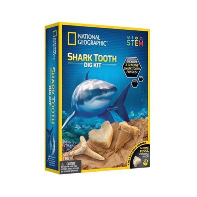 Lernspielzeug Haifischzahn-Ausgrabungsset National Geographic Shark Tooth Set
