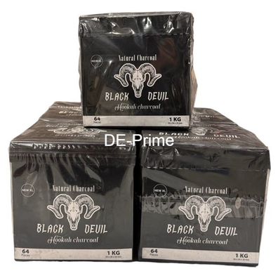 Shisha-Kohle: 5 KG Black Devil Natural Charcoal - Hochwertige Qualität