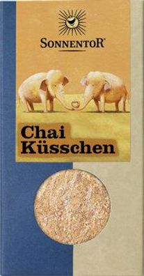 Sonnentor 3x Chai Küsschen Gewürz, Packung 70g