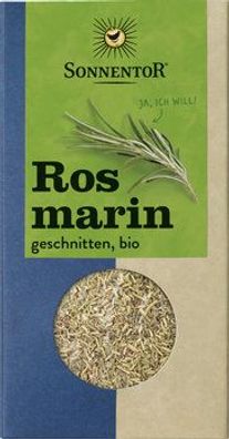 Sonnentor 6x Rosmarin geschnitten, Packung 25g