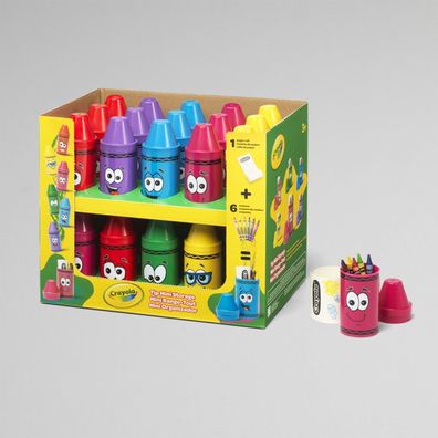 Kinder Mini Set Stiftaufbewahrung Crayola Spielzeug Mix 6 Farben