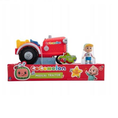 CoComelon Kinder Spielzeug Spielfigur JJ mit Traktor Musikspielzeug Geschenk
