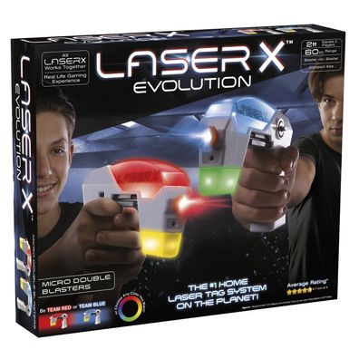 Spielzeug Spielen Laser X Evolution Micro Infrarot Blaster Doppel Set