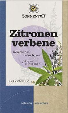 Sonnentor 3x Zitronenverbene, Doppelkammerbeutel 27g