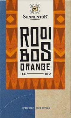 Sonnentor 6x Rooibos Orange Tee, Doppelkammerbeutel 32,4g