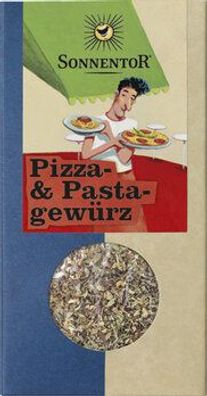 Sonnentor 3x Pizza- und Pastagewürz, Packung 20g