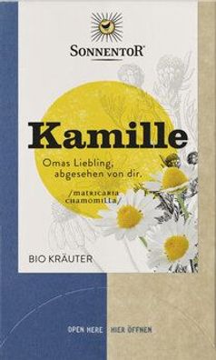 Sonnentor 3x Kamille, Doppelkammerbeutel 14,4g