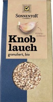 Sonnentor 3x Knoblauch granuliert, Packung 40g