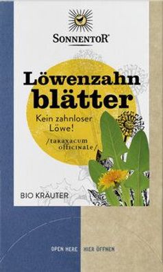 Sonnentor 6x Löwenzahnblätter, Doppelkammerbeutel 21,6g