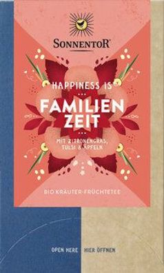 Sonnentor Familienzeit Tee Happiness is®, Doppelkammerbeutel 27g
