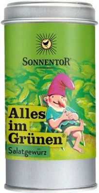 Sonnentor 6x Alles im Grünen® Salatgewürz, Streudose 15g