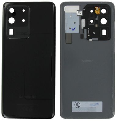 Original Samsung Galaxy S20 Ultra 5G G988F Akkudeckel Backcover Schwarz Sehr Gut