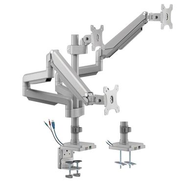 3-Fach Monitorhalterung mit Gasfeder Monitorhalterung Schwenkbar Neigbar Monitor