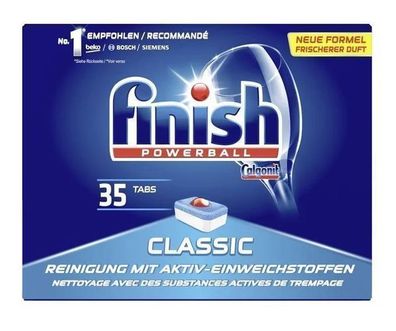Finish Klassiker Spülmaschinentabs, 35 Stk. - Effektive Reinigung