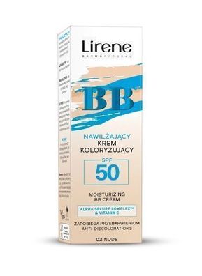 Lirene Feuchtigkeitsspendende BB-Creme SPF 50 Nude, 30ml