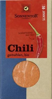 Sonnentor 3x Chili gemahlen, Packung 40g