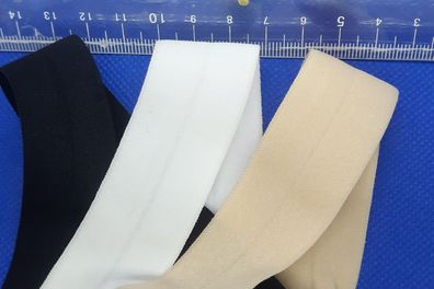 Falzgummi Rollierband Einfassband elastisch matt Soft Meterware 25mm