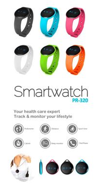 Ersatzband Silikonarmband Armband Uhrenarmband in 6 Farben für PR-320 Promedix
