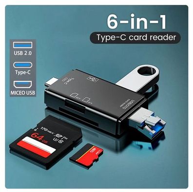 OTG Sd Tf Card Reader 480Mbps High Speed Transmissie Adapter Usb Flash Drive..