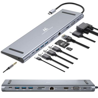 Laptop Dockingstation Kartenleser Datenaustausch Speicherkarte USB-Hub Typ C
