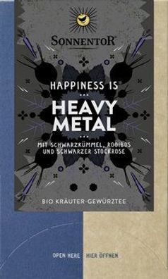 Sonnentor Heavy Metal Tee Happiness is®, Doppelkammerbeutel 27g