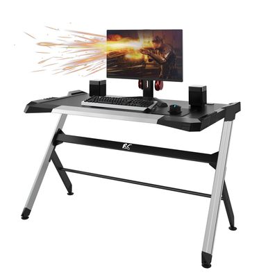 Gaming Tisch Computertisch Schreibtisch PC Gamer Zocker Desk LED RGB Beleuchtung